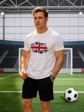 British Flag T-Shirt for Men – Union Jack UK England Tee Cotton Short Sleeve Top