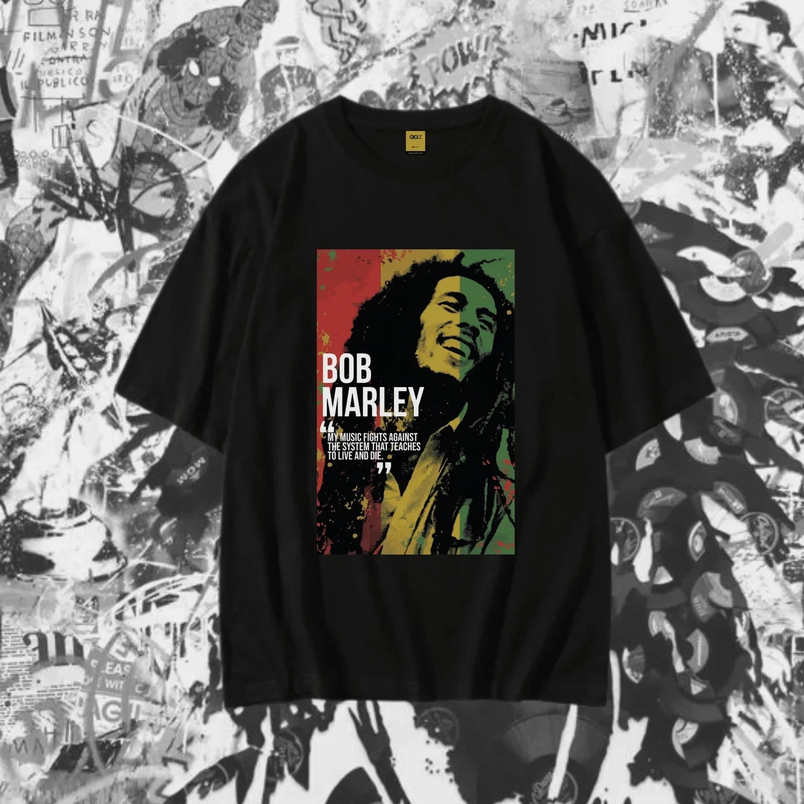 One Love Bob Marley T-Shirt Reggae Jamaican Pride Unisex Music Tee Top