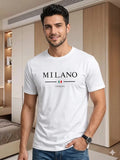 Men’s 100% Cotton T-Shirt Casual Crew Neck Short Sleeve Slight Stretch Summer Tee