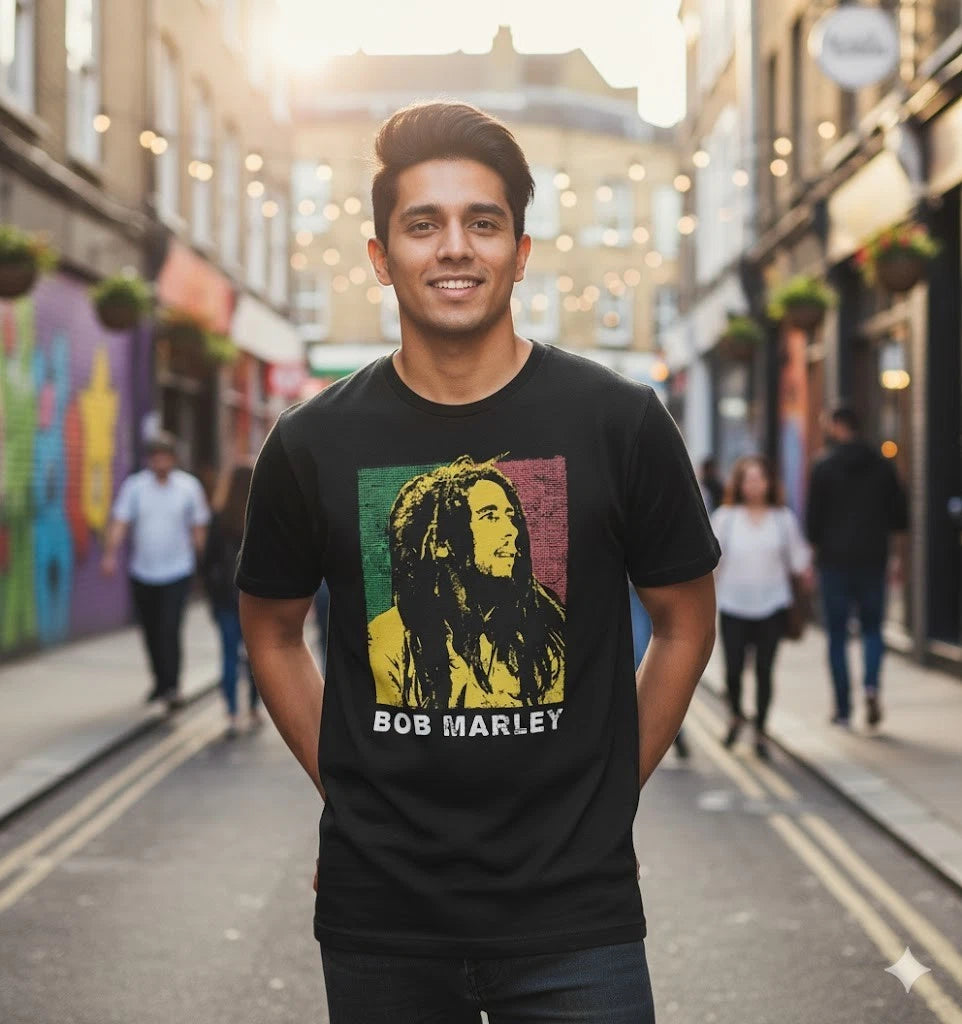 Bob Marley Reggae Rasta T-Shirt One Love Jamaica Unisex Music Tee Top