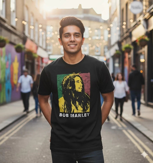 Bob Marley Reggae Rasta T-Shirt One Love Jamaica Unisex Music Tee Top