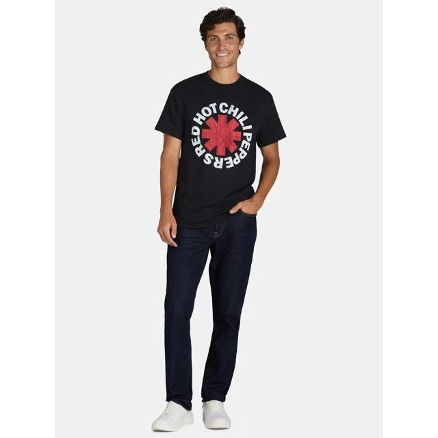 Men’s Red Hot Chili Peppers Graphic T-Shirt Big & Regular Sizes Casual Tee Top
