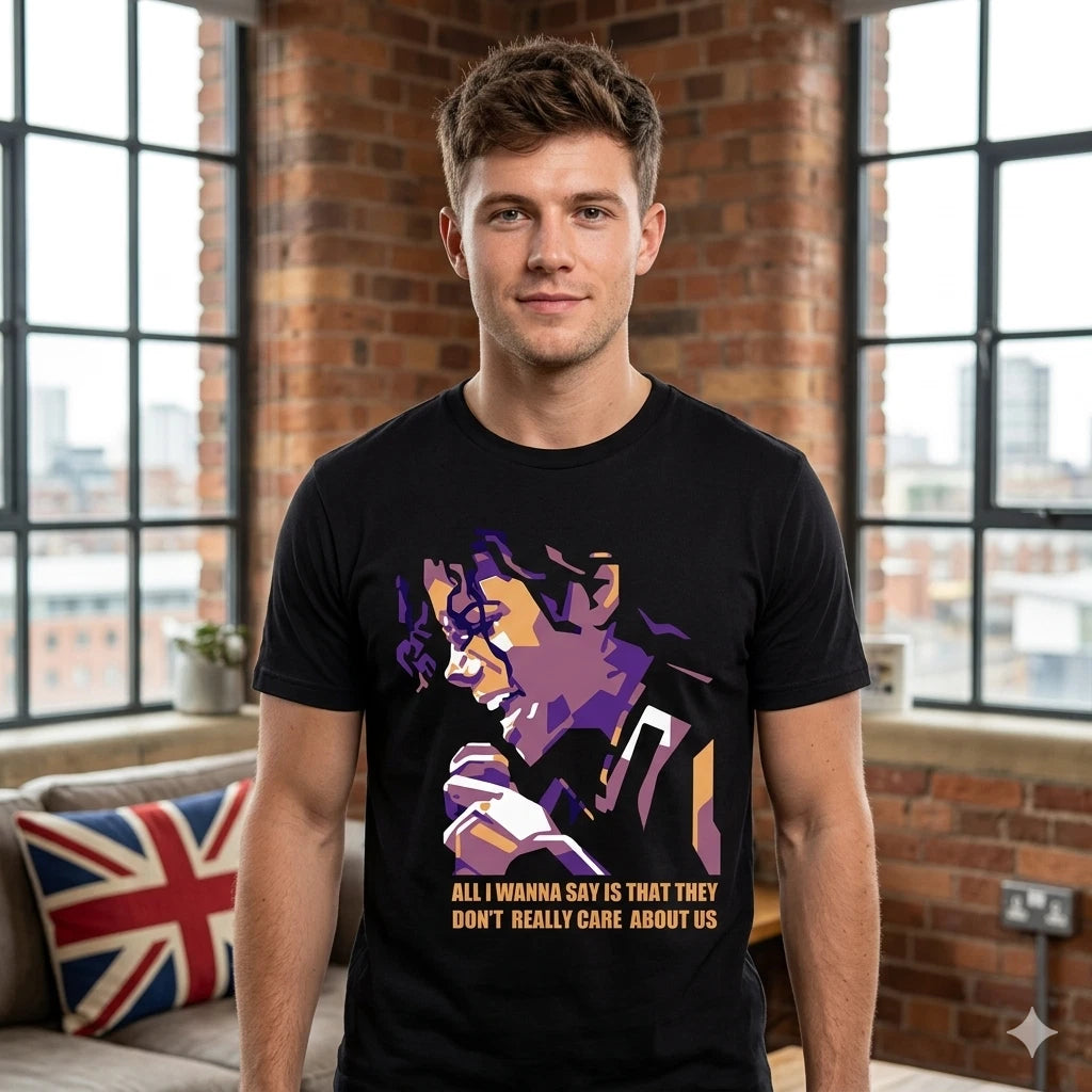 Men’s Michael Jackson Graphic T-Shirt Pop Music Casual Short Sleeve Tee
