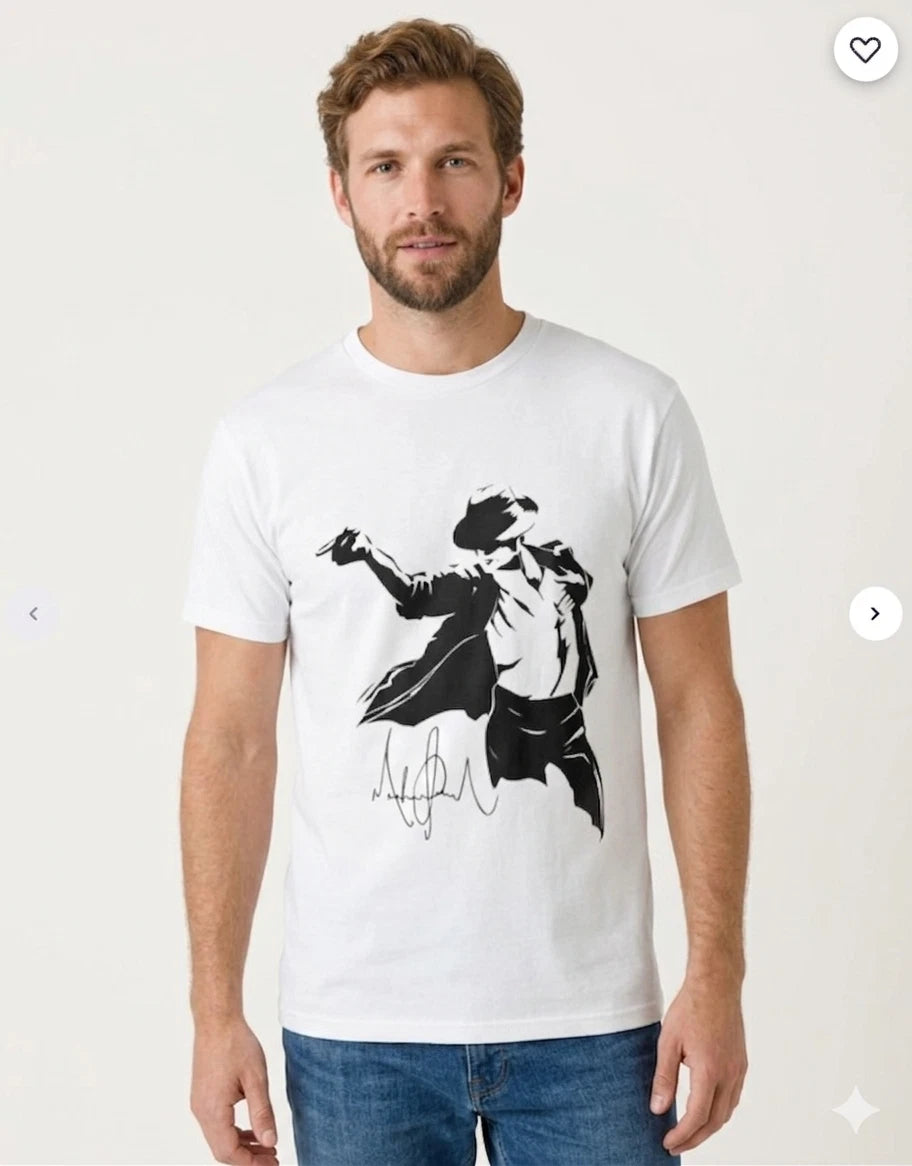 Men's Women's Michael Jackson T-Shirt Pop Music Graphic Unisex Tee