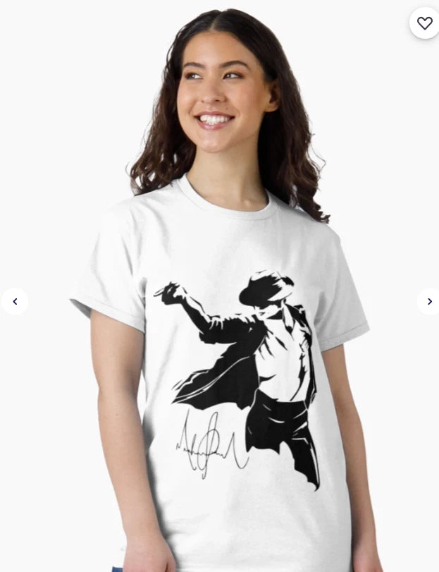 Men's Women's Michael Jackson T-Shirt Pop Music Graphic Unisex Tee