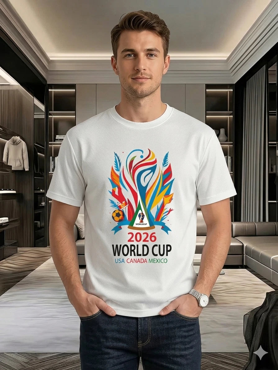 Men's Curacao National Team 2026 World Cup Flag Football Fan T-Shirt Tee