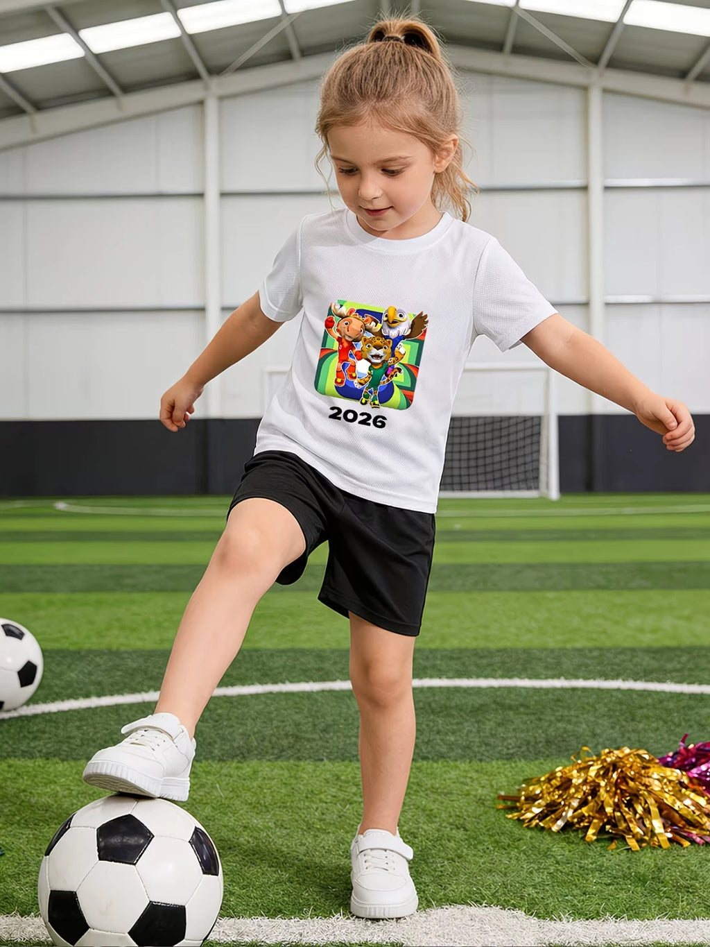2026 FIFA World Cup Soccer Outfit Set Family Football Fan Matching Gift Tee