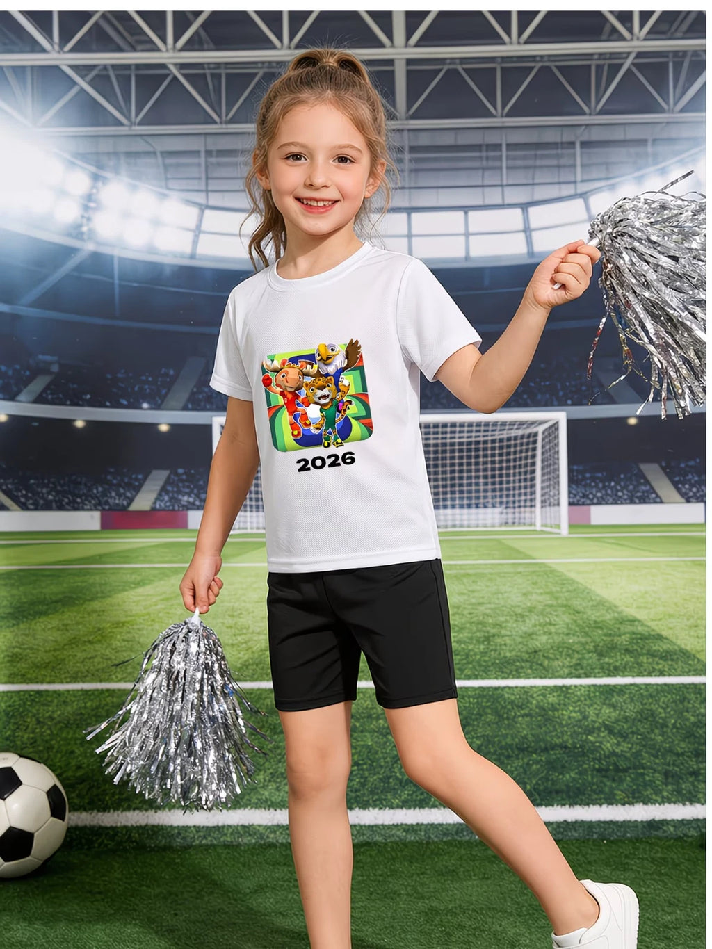 2026 FIFA World Cup Soccer Outfit Set Family Football Fan Matching Gift Tee