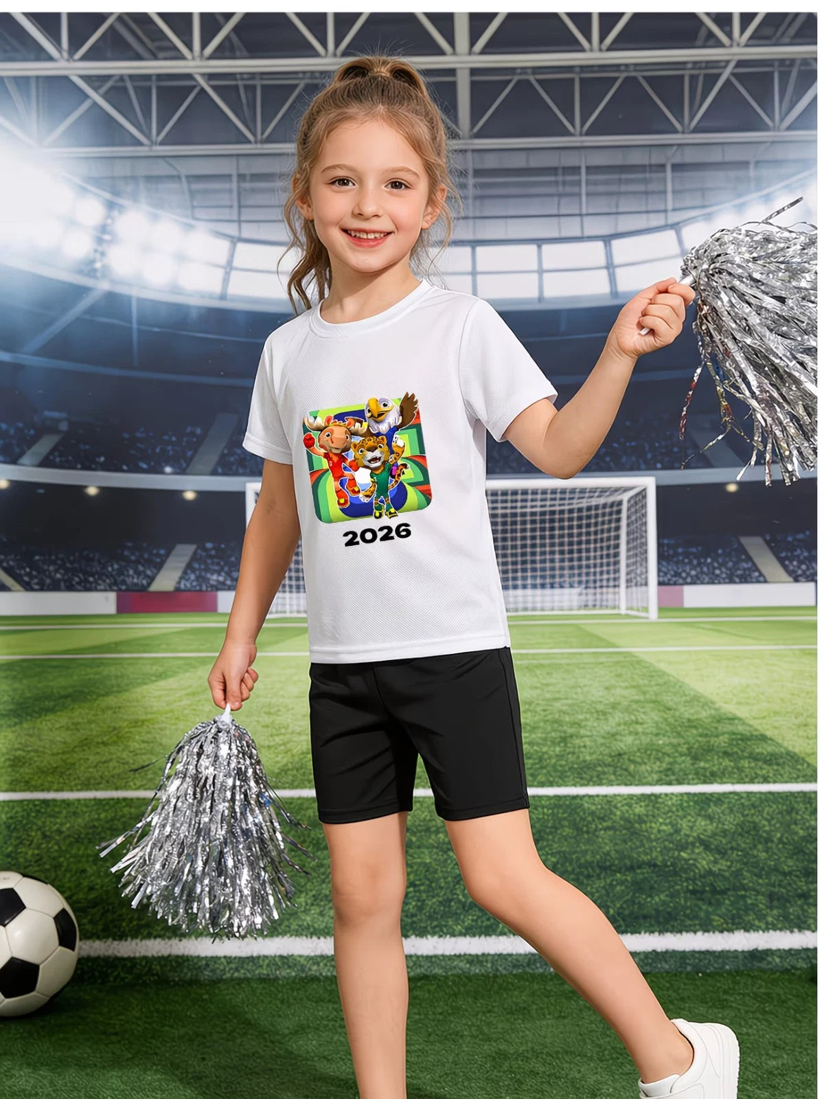 2026 FIFA World Cup Soccer Outfit Set Family Football Fan Matching Gift Tee