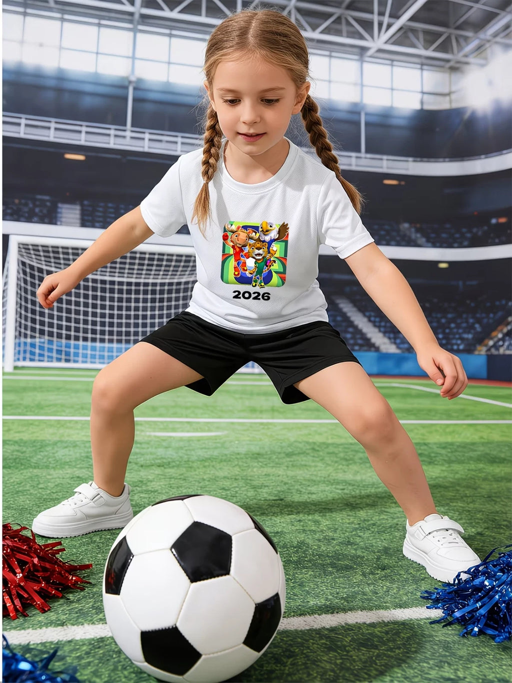 2026 FIFA World Cup Soccer Outfit Set Family Football Fan Matching Gift Tee